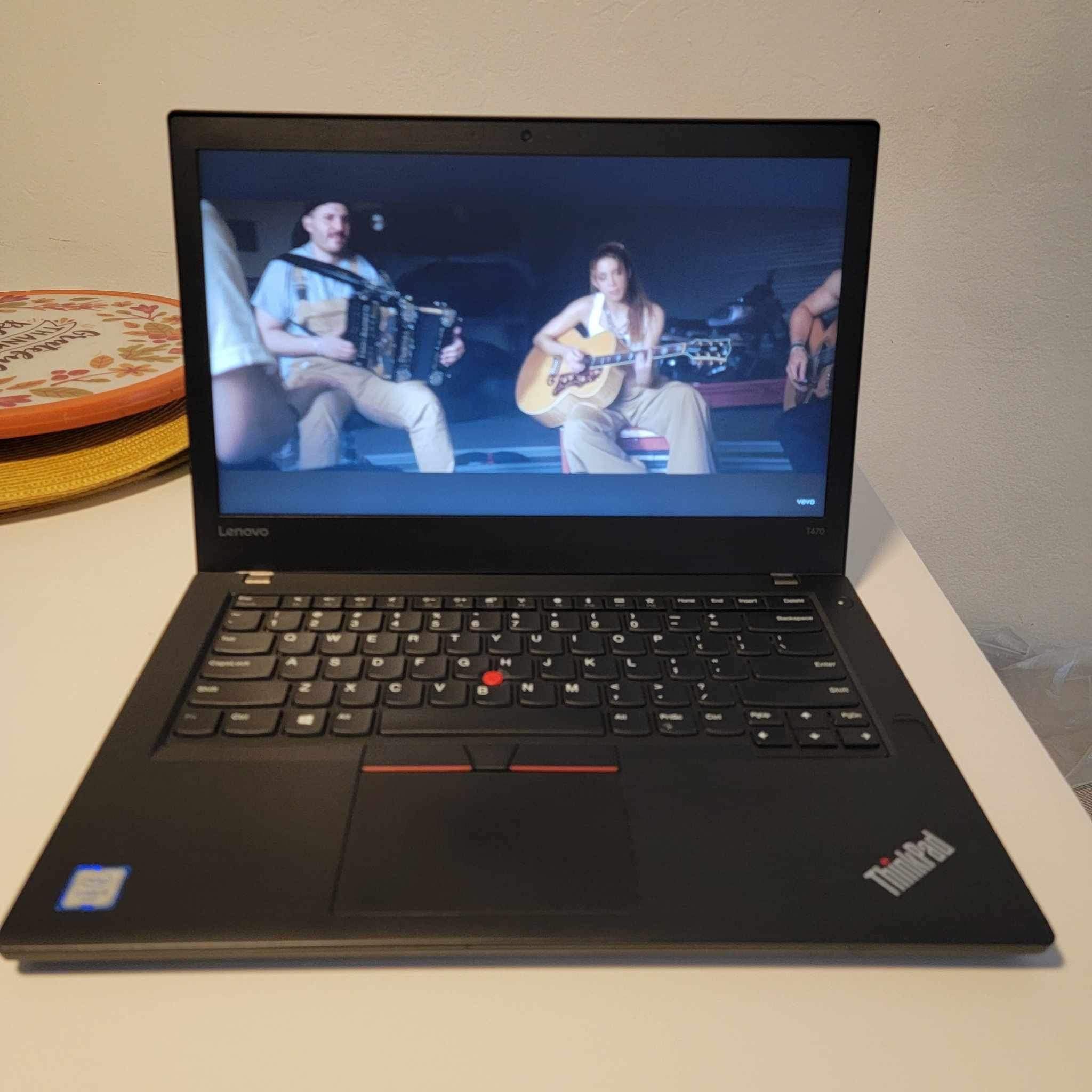 Lenovo ThinkPad T470  14 inch Laptop FHD (1920x1080) IPS Display, Intel i5-7300U Processor,  8GB RAM, 120GB  SSD, Windows 10 Pro Microsoft office inst