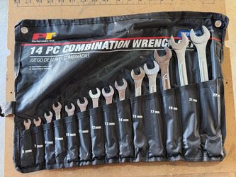 Performance Tool 14-Piece Metric Combination Wrench Set (Model W1114M)