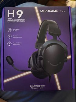Ampligame H9 wired gaming headset