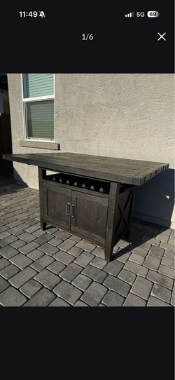 Dark Brown Kitchen Table with Chairs