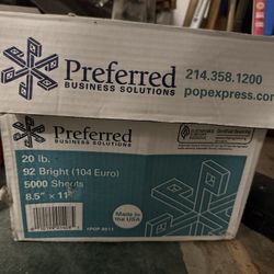 5000 Sheets - Copy paper - 8.5X11