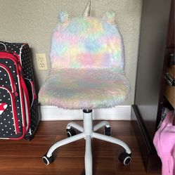 Kids Unicorn Desk Chair With Wheels