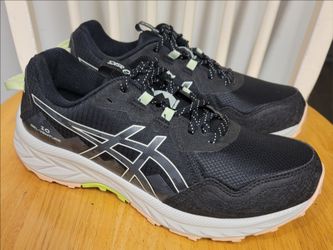 Asics Women's Gel-Venture 10 Running hiking Shoes Black/Whisper Green Size 10 / NEW