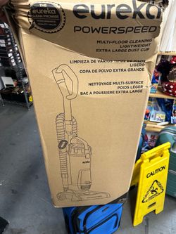 Eureka Lightweight Powerful Upright Vacuum Cleaner for Carpet and Hard Floor, PowerSpeed, New Model, Blue,black/New Model