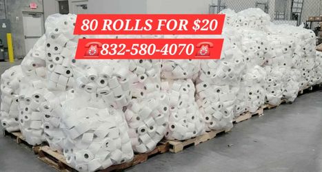 80 rolls of toilet paper for $20