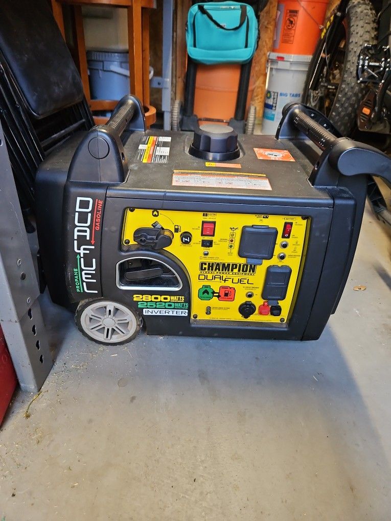 CHAMPION GENERATOR DUAL FUEL