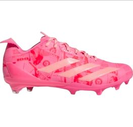Adidas Adizero Electric II Currency Mens Pink Football Cleats JQ3979 Size 9 NWOB