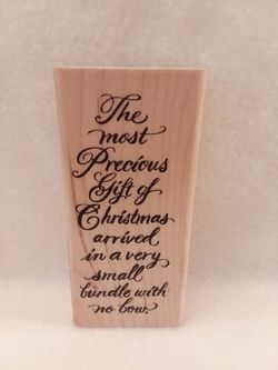 Stampendous Precious Bundle Christmas stamp