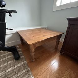 Square Wooden Coffee Table