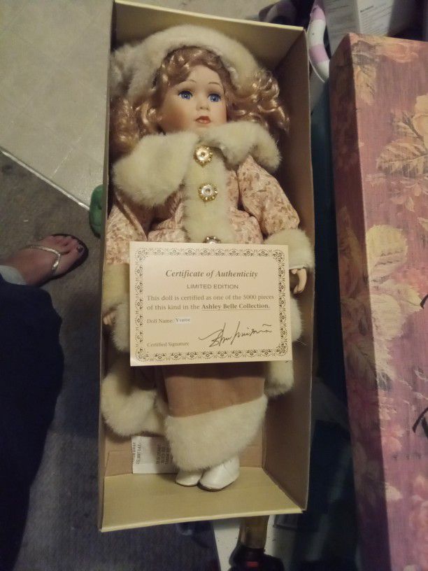 Vintage Porcelain Doll-Ashley Belle