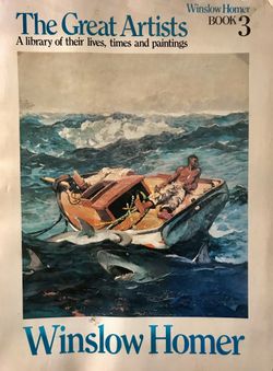 Book. Illustrated Artist. Winslow homer. Used