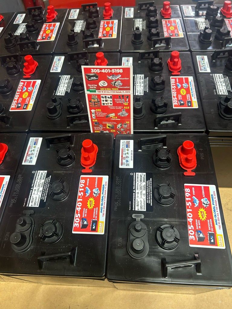 De 6volt Con 170AH Baterias Nuevas Con 1 Año De Garantia