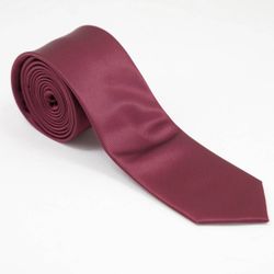 Gianni Feraud Wedding Plain Satin Tie In Red 