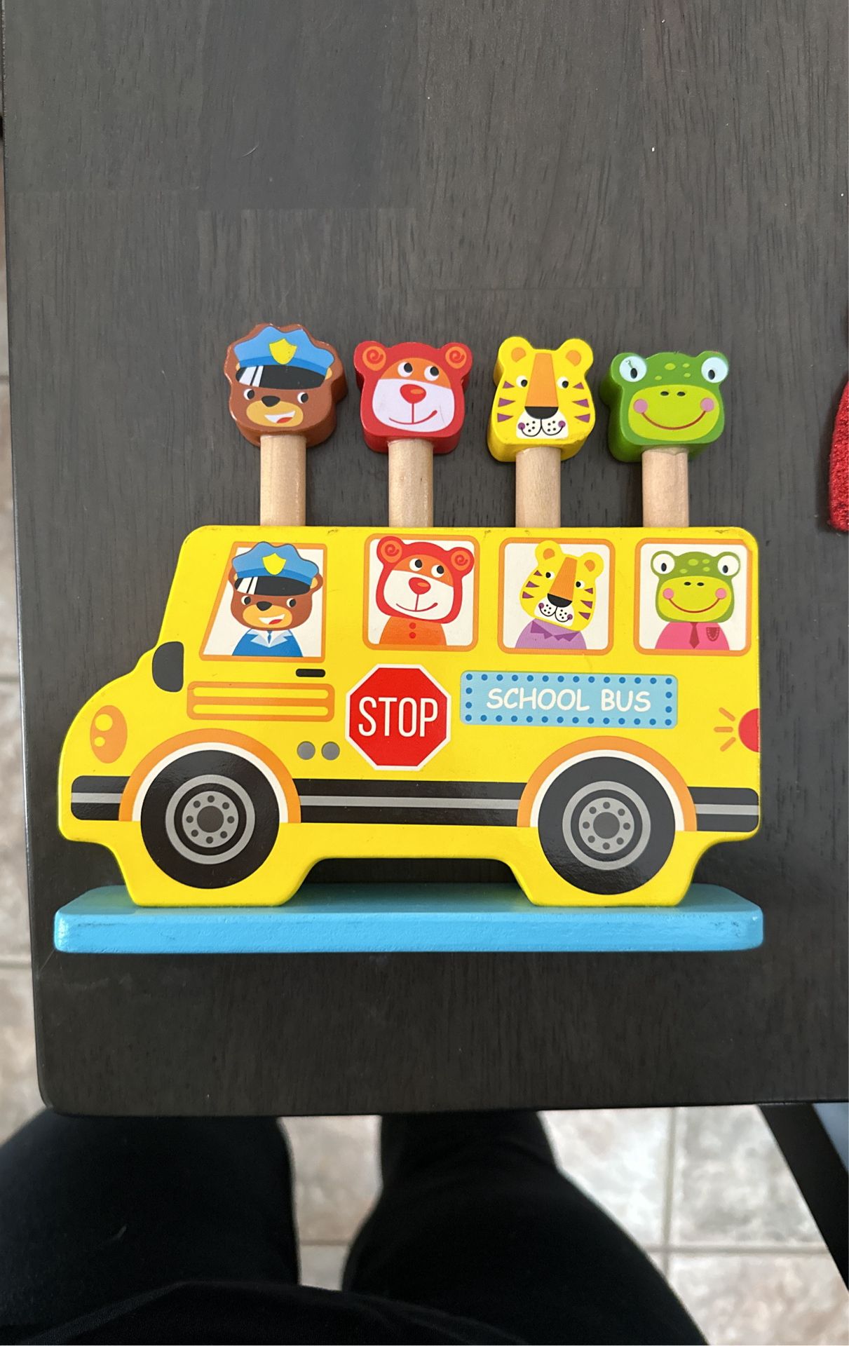 School Bus Montessori Toy