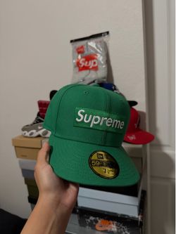 supreme fitted hat