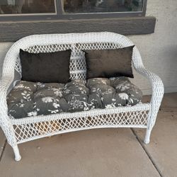 Wicker Couch 