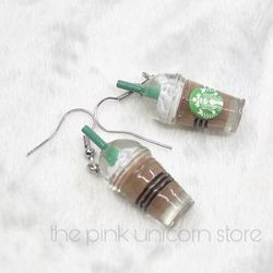 Brand New Starbucks Frappuccino Dangle Earrings 