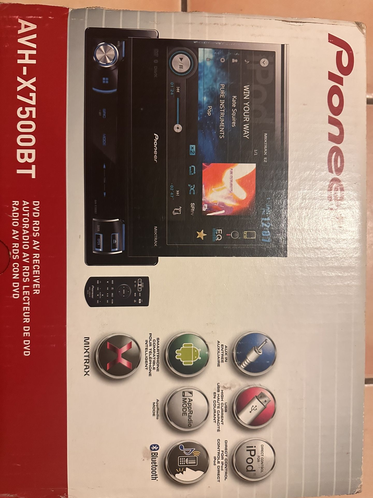 AVH-X7500BT (DVD ROS AV RECEIVER)