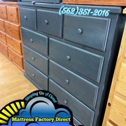 Nine Drawer Grey Chest Cajonera Comoda Bonita Nueva 