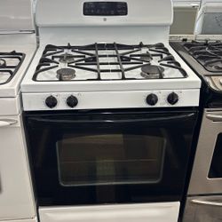He White And Black Gas Stove