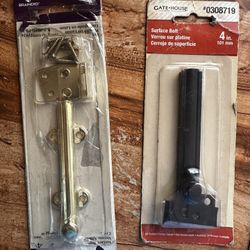 Surface Bolt Verrou  4” In 