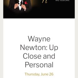 Wayne Newton: Up Close & Personal 