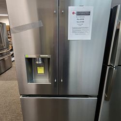 26 cu. ft. Smart Counter-Depth MAX French Door Refrigerator with Dual Ice Makers in PrintProof Stainless Steel