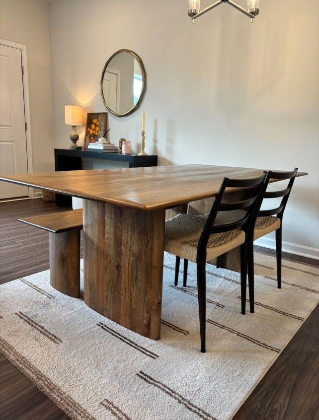 Dining Table Set With Bench