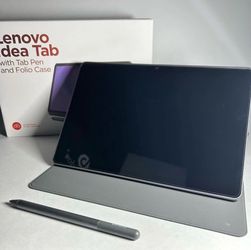 Lenovo IdeaTab with Tab Pen and Folio Case