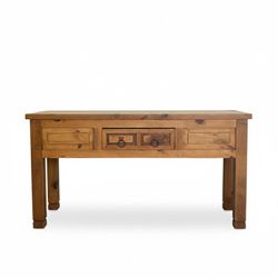 Rustic Wooden Console Table