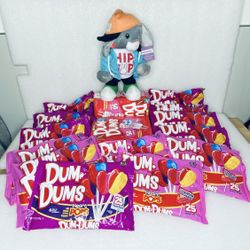 Hippy Hop! New 14” Singing & Dancing Easter Bunny Plush With 425 Dum-Dum Candy LolliPops