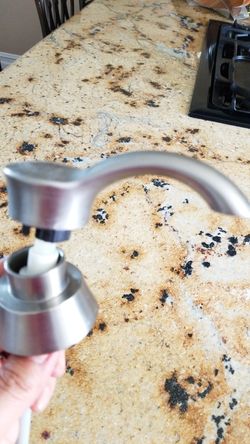 Soap dispenser, stainless steel