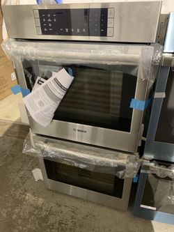 Brand new Bosch 30in. Stainless steel electric double wall oven with touch controls with warranty❗️
