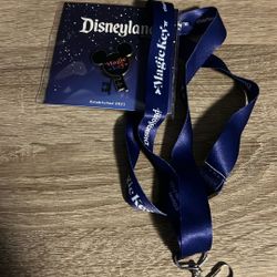 Disney Magic  Key Pin and Lanyard 