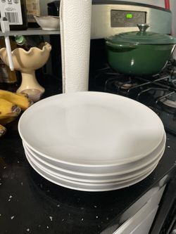 ikea white big plates