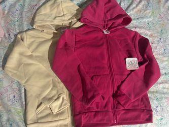 2 New Girl Zip Up Hoodies 14/16