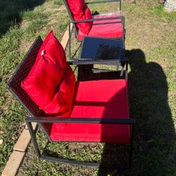 Display Model Patio Furniture Set 3-piece Patio Rocking Chair Set Outdoor Rocking Chairs Porch Chairs Patio Chairs,