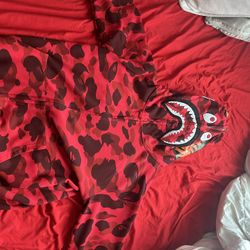 Red bape zipup