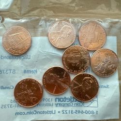2009 8-Coin LHC Anniversary Set Uncirculated-60 By Littleton Sealed