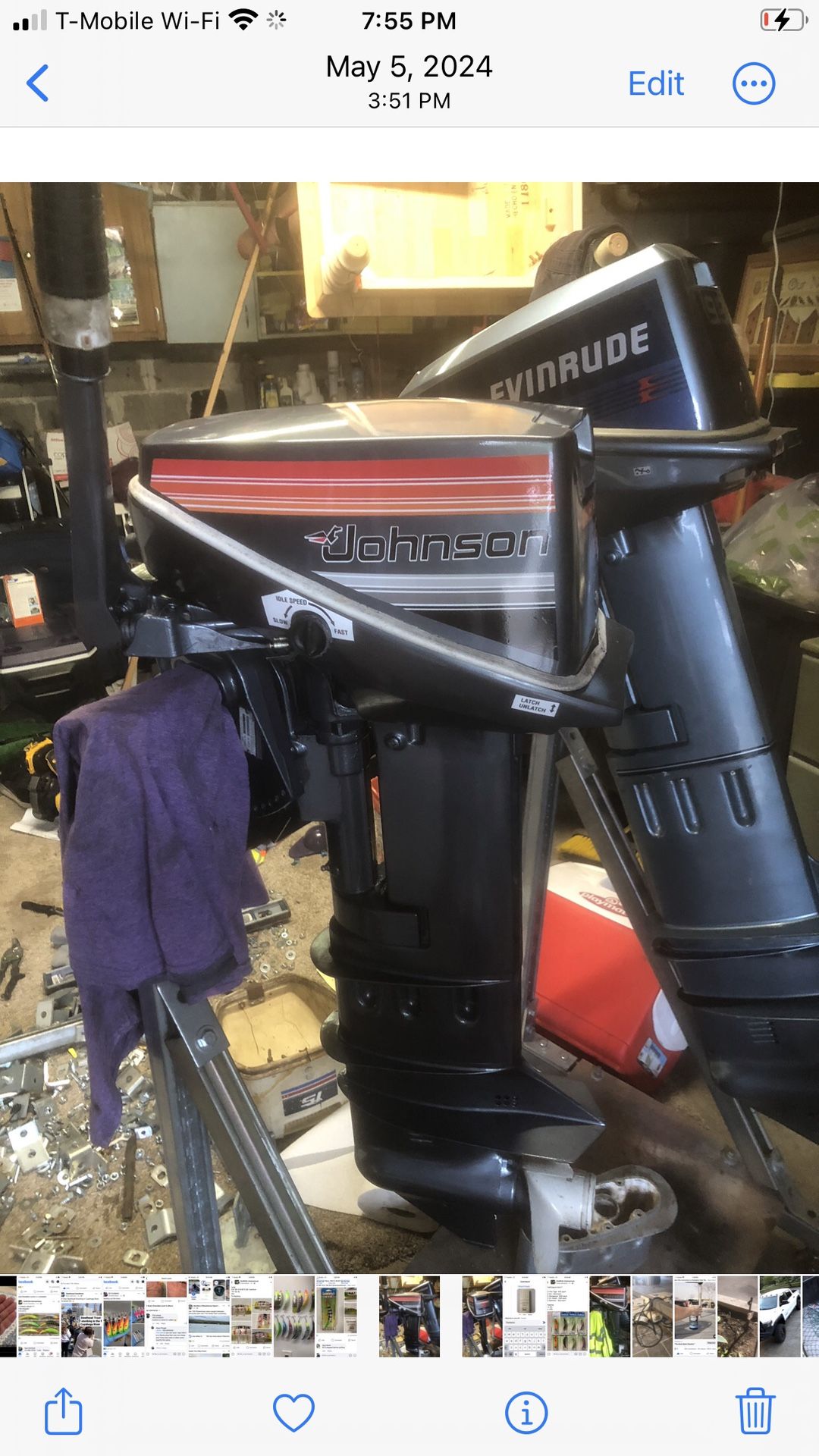 Many Different Outboard Motors