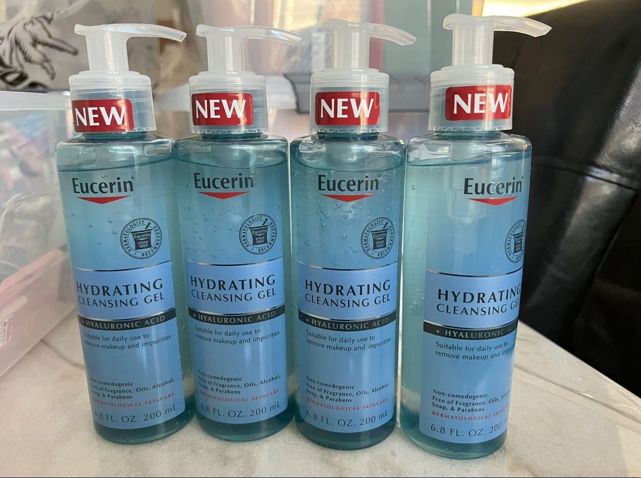 Eucerin Hydrating Cleansing Gel $7 Each