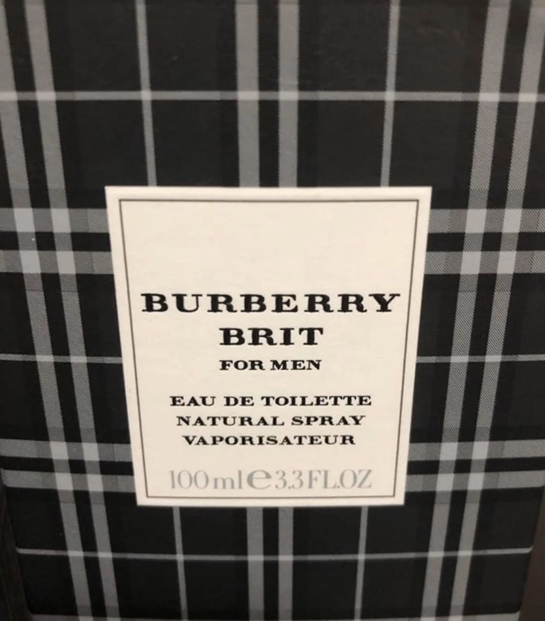 Burberry Fragrance Cologne For Men 33 FL OZ