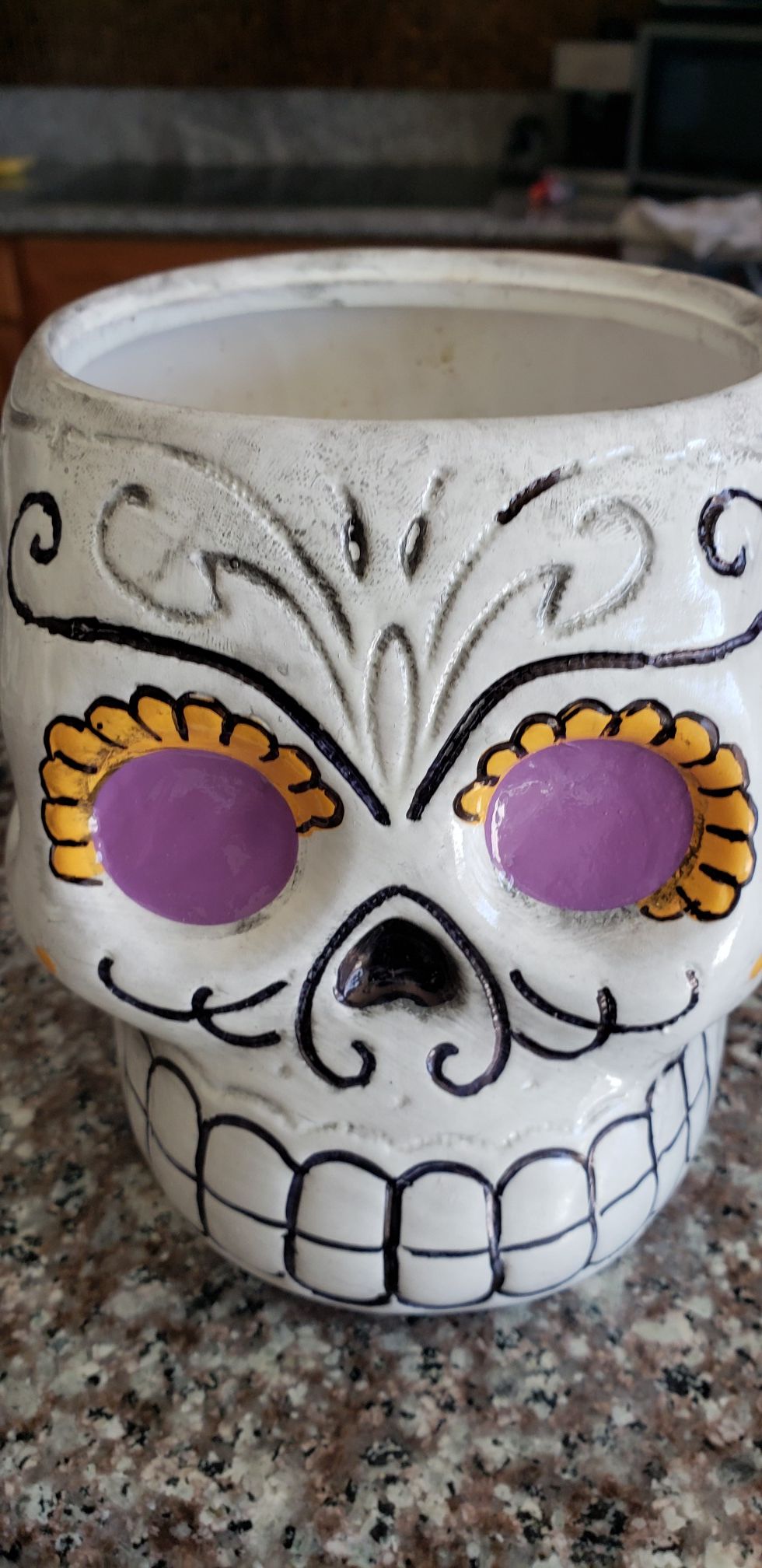 Halloween flower pot