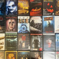 🍿 25 Wholesale RANDOM HORROR / THRILLER / MYSTERY / CRIME DVD Movies 🍿