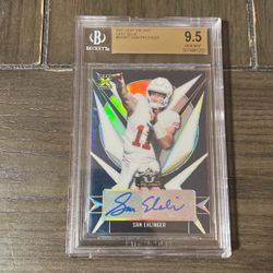Sam Ehlinger Valiant Auto Navy Blue 35/35
