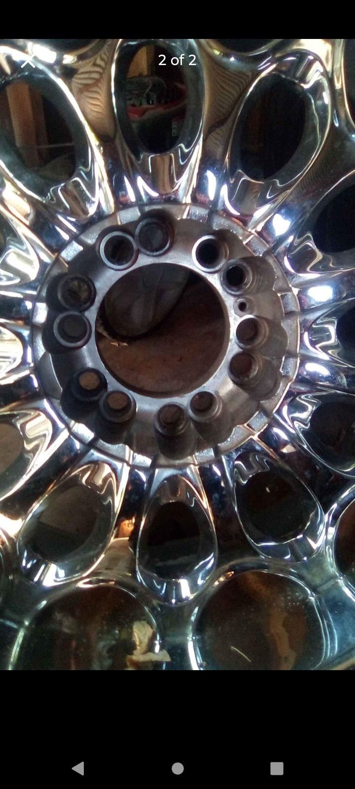 22" Inch Universal Rims 5 Rims In Total Needs Two Center Caps And Tires 5