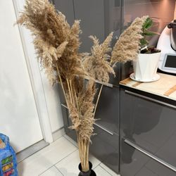 🌿Artificial Pampas Grass Vase