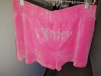 Juicy Couture Velour Pink Shorts