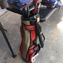 Vendo Bolsa De Golf Con 10 Palos De Golf
