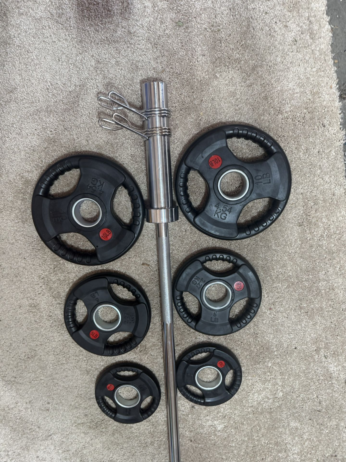 Weights Olympic Bar Set